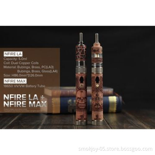 Original RDA atomizer n fire la3/n fire la4 tank with replaceable coil
